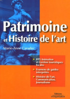PATRIMOINE ET HISTOIRE DE L'ART. BTS ANIMATION ET GESTION TOURISTIQUES LOCALES : BTS ANIMATION ET - 18 Anni E Più