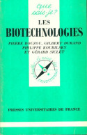 Les Biotechnologies (1983) De Gérard Durand - Wissenschaft