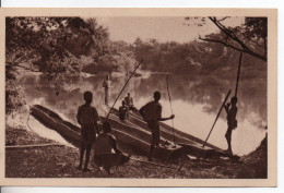 Carte Postale Ancienne Congo - Pêcheurs Congolais - Altri & Non Classificati