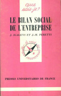 Le Bilan Social De L'entreprise (1980) De Jean-Marie Igalens - Economie