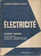 Électricité Courant Continu (1959) De Collectif - Sciences