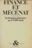 Finance Et Mécénat  (1976) De Yves Durand - Economia