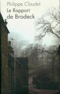 Le Rapport De Brodeck (2007) De Philippe Claudel - Sonstige & Ohne Zuordnung