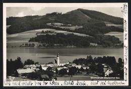 AK Seeham Am Obertrumer See, Teilansicht Mit Kirche  - Autres & Non Classés