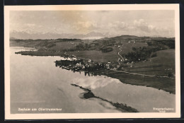 AK Seeham Am Obertrumersee, Gesamtansicht, Fliegeraufnahme  - Altri & Non Classificati