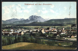 AK Vöcklabruck, Totalansicht Mit Kirche Und Dem Traunstein  - Other & Unclassified