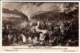 Campagne D Algerie - Occupation Du Col De Teniah - Cartes Postales Ancienne - Peintures & Tableaux