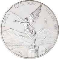 Monnaie, Mexique, Onza, Troy Ounce Of Silver, 2012, Mexico City, FDC, Argent - México