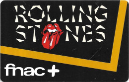 @+ Carte FNAC Fidelité + - Rolling Stones - Tarjetas De Regalo