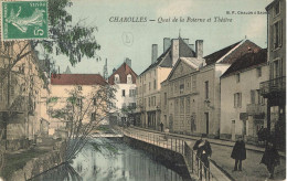 D9315 Charolles Quai De La Poterne Et Théâtre - Charolles