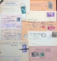1945 REPUBBLICA 9 DOCUMENTI VARI - 1946-60: Poststempel