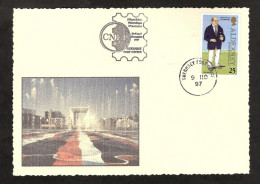2 10	007	-	Oblit. Salon Philatélique D'Automne  «Guernesey» 9/11/97 - Briefmarkenausstellungen
