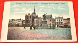 TOURNAI -   Eglise Saint Quentin  - Statue De La Princesse D'Epinoy - Doornik