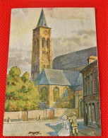 TOURNAI -  Eglise Saint Piat (aquarelle) - Tournai