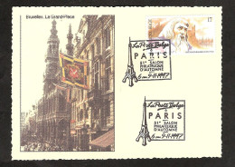 2 10	008	-	Oblit. Salon Philatélique D'Automne  «Belgique» 9/11/97 - Briefmarkenausstellungen