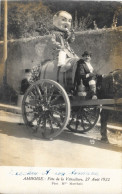 CARTE-PHOTO-AMBOISE (37-Indre-et-loire) Fête De La Viticulture Du 27 Aout 1922 " Bacchus Sur Son Tonneau " - Amboise