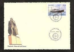 2 10	009	-	Oblit. Salon Philatélique D'Automne  «Islande» 9/11/97 - Briefmarkenausstellungen