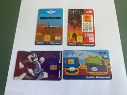 - 3 - Australia Chip 4 Different Phonecards - Australië