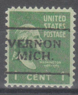 USA Precancel Vorausentwertungen Preo Locals Michigan, Vernon 701 - Precancels