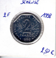 France. 2 Francs Semeuse 1998 - 2 Francs