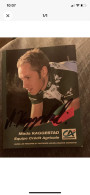 Carte Postale Cyclisme Mads KAGGESTAD Avec Autographe  Équipe  Crédit Agricole - Ciclismo