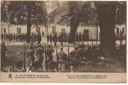 689 Le 14 Juillet 1915 En Alsace Revue Des Troupes à WESSERLING - Autres & Non Classés