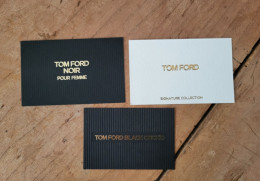 Carte Tom Ford (3) - Modernas (desde 1961)