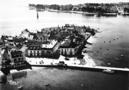 29-L'ILE-TUDY- VUE AERIENNE LE PORT ET LES HÔTELS AU LOIN LA POINTE DE LOCTUDY - Ile Tudy