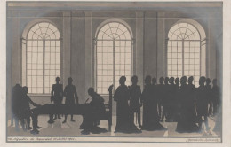 Cpa Jean COULON - Silhouettes - Ombres Chinoises - Napoléon - VII - Signature Du Concordat ,1801 - Altri & Non Classificati