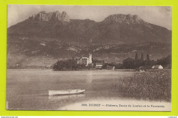 74 DUINGT N°3689 Château DENTS DE LAFON Et LA TOURNETTE Barque VOIR DOS ABEM Edition Les Jolis Coins De Savoie - Duingt