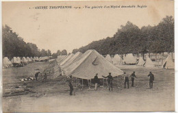 Guerre 14-18  Vue Générale D'un Hôpital Démontable Anglais - Oorlog 1914-18