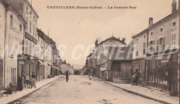 Carte Postale CPA Vauvillers (70) La Grande Rue - Vauvillers