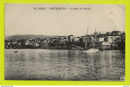 Syrie BEYROUTH N°30 La Baie St André Beau Voilier édit Deychamps Béziers VOIR DOS - Syrie