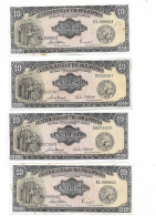 PHILIPPINES - 4 X 10 PESOS 1949 NEUF UNC - Philippines