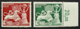 Allemagne - III Reich - Mi. 816/817 - Yv. 740/741 Neufs ** (MNH) - Nuovi