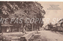 Carte Postale CPA Vauvillers (70) Route De Polaincourt Les Promenades - Vauvillers