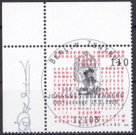 BRD 2000 Mi. Nr. 2098 O/used Eckrand ESST Vollstempel (BRD1-6) - Gebraucht