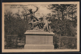 AK Berlin-Tiergarten, Hasenhetze Am Grossen Stern  - Dierentuin