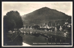 AK Wolfach /Schwarzwald, Partie An Der Kinzig Mit Wolfsberg  - Wolfach