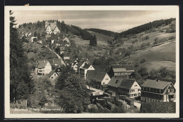 AK Berneck / Schwarzwald, Teilansicht Mit Burg  - Other & Unclassified