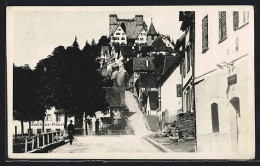 AK Berneck / Schwarzwald, Strassenpartie Mit Gasthaus Z. Rössl  - Other & Unclassified