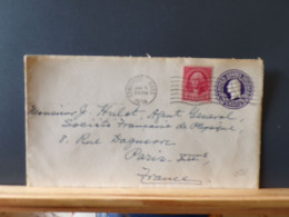 ENTIER526   ENVELOPPE USA 1934  POUR LA FRANCE - 1921-40