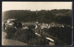 AK Fischingen /Neckar, Ortsansicht Mit Flusspartie  - Autres & Non Classés