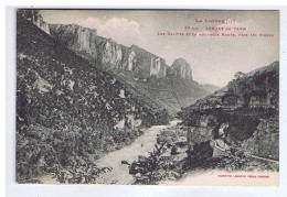 LOZERE - GORGES Du TARN - Les Rapides Et La Nouvelle Route, Près LES VIGNES - Phototypie Labouche - LF N° 24 Bis - Gorges Du Tarn