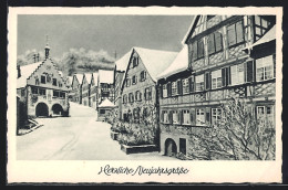 AK Schiltach /Schwarzwald, Strassenpartie Im Winter  - Schiltach