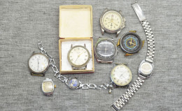 Set Of Ussr Vintage Watches - Clocks