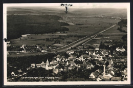 AK Oberlauchringen, Ortsansicht Vom Flugzeug Aus  - Autres & Non Classés