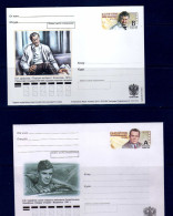 Russie - (2012-2014) - 7 Entiers Postaux - Acteurs - Cinema - Neufs - Storia Postale