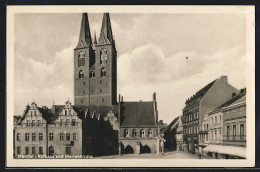 AK Stendal, Rathaus Und Marienkirche  - Stendal