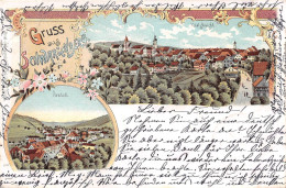 ALLEMAGNE - Gruss Aus Schwarzenberg - Litho - Schwarzenberg (Erzgeb.)